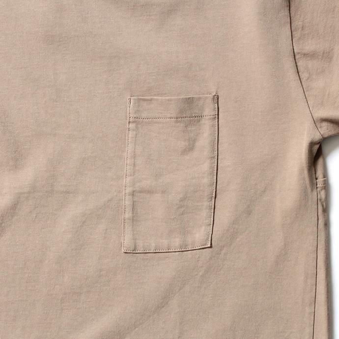 152533822 STILL BY HAND / CS04203 クルーネック長袖ポケットT - Beige 02