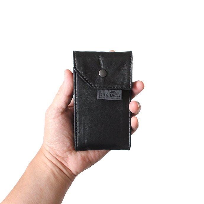 152656786 bagjack / Credit Card Carrier - Black Leather バッグジャック クレジットカードキャリアー ブラックレザー<img class='new_mark_img2' src='https://img.shop-pro.jp/img/new/icons47.gif' style='border:none;display:inline;margin:0px;padding:0px;width:auto;' /> 02