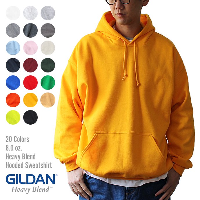 Gildan 8 0oz Heavy Blend Hooded Sweatshirt プルオーバーパーカー 全色