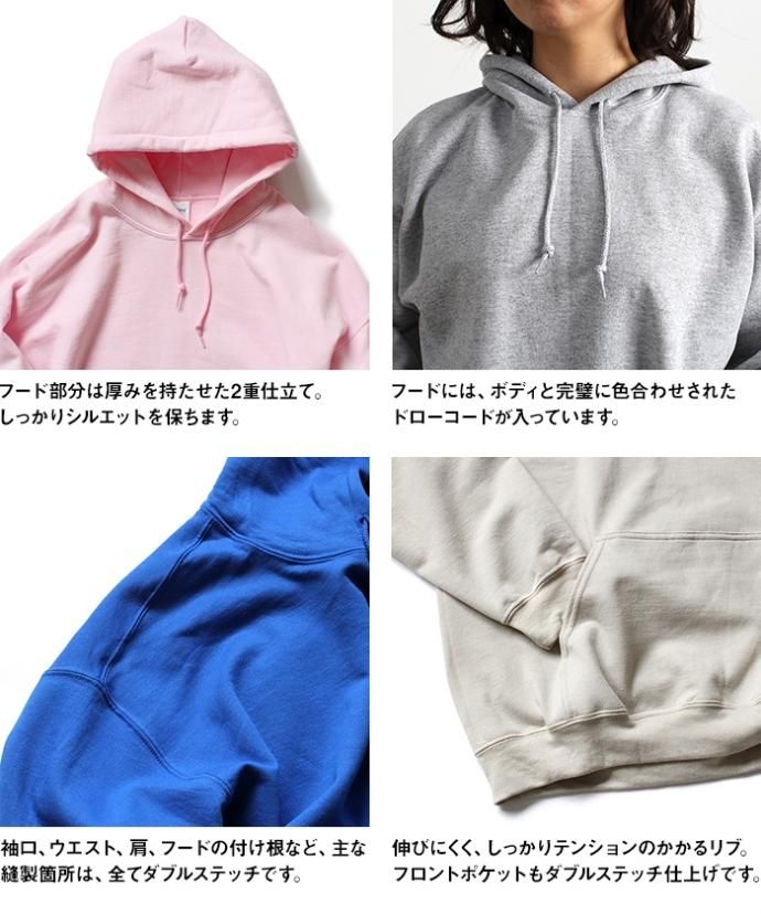 gildan18500 GILDAN / 18500 8.0oz Heavy Blend Hooded Sweatshirt プルオーバーパーカー - 全20色 02
