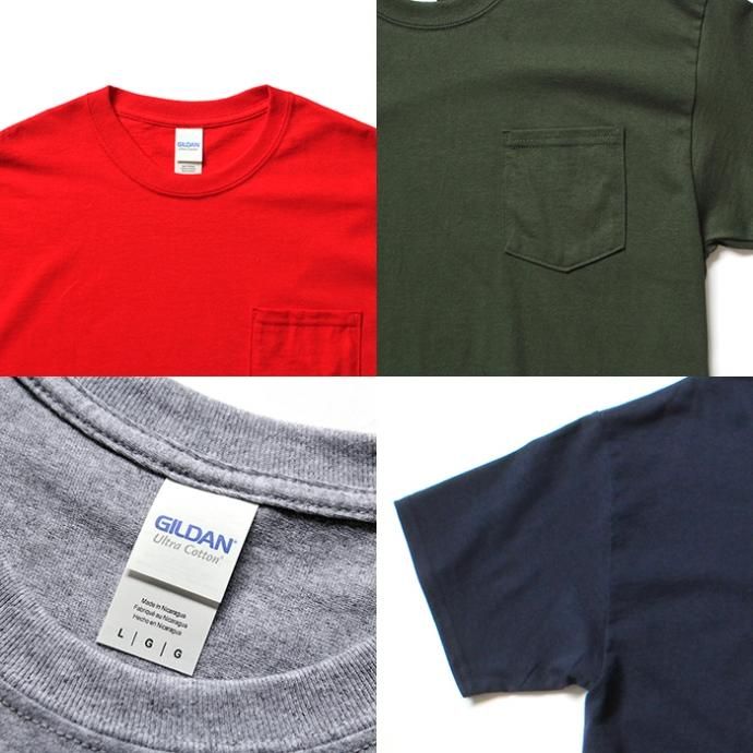 gildan2300 GILDAN / 2300 6.0oz Ultra Cotton Short Sleeve Pocket T-Shirt ウルトラコットン半袖ポケットTシャツ - 全15色 02