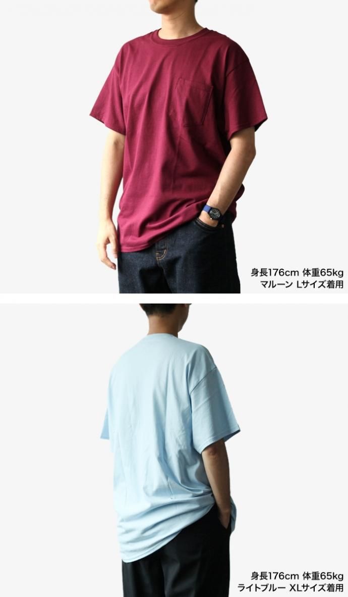 gildan2300 GILDAN / 2300 6.0oz Ultra Cotton Short Sleeve Pocket T-Shirt ウルトラコットン半袖ポケットTシャツ - 全15色 02