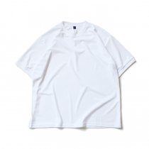 SMOKE T ONE / Dry Pique Tee ドライ鹿の子Tシャツ - White