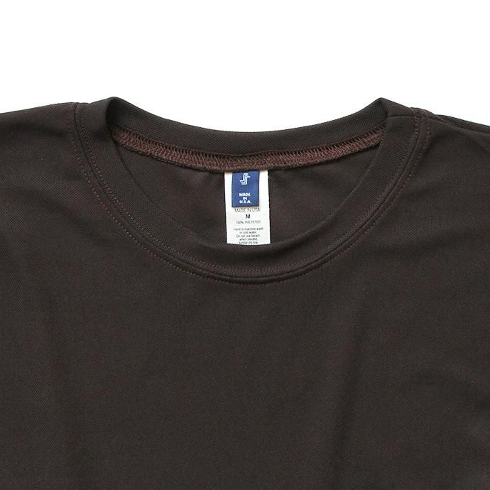 153428399 SMOKE T ONE / Dry Pique Tee ドライ鹿の子Tシャツ - Brown 02