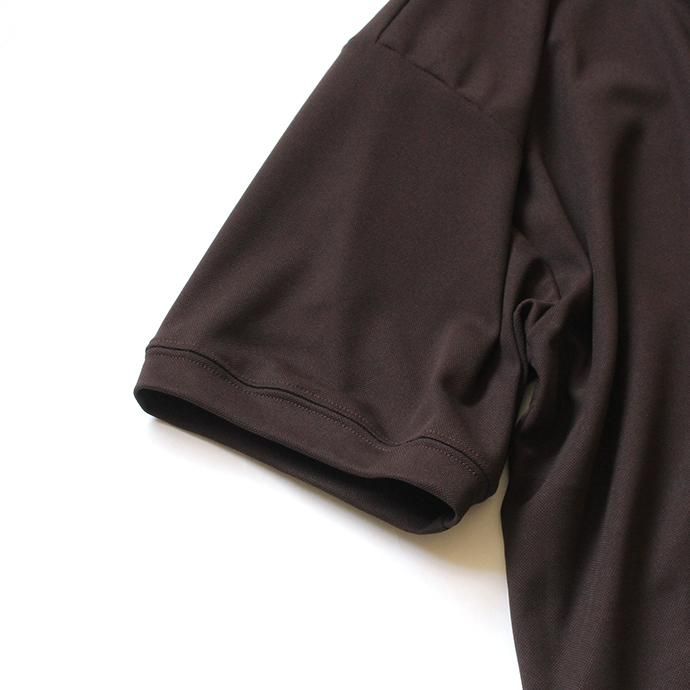 153428399 SMOKE T ONE / Dry Pique Tee ドライ鹿の子Tシャツ - Brown 02