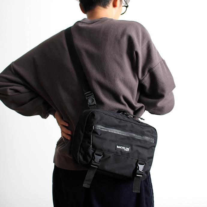 153795930 BAICYCLON by bagjack / BCL-04 - Black バイシクロンバイバッグジャック ミニショルダーバッグ ブラック 02