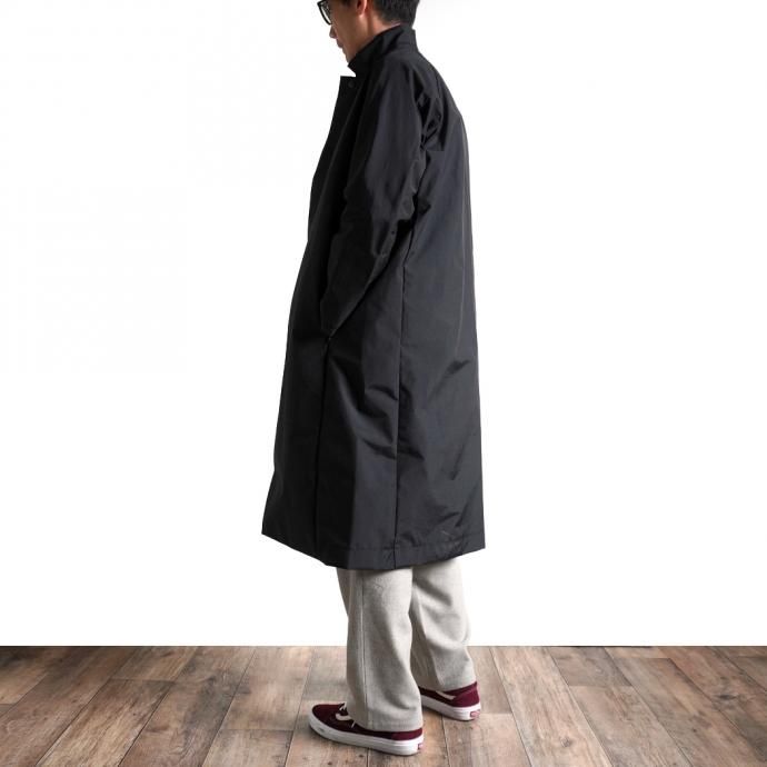 153905117 Powderhorn Mountaineering / P.H. M. LONG COAT 3Lナイロン シェルコート PH21FW-002 - Black 02