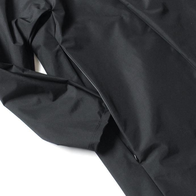 153905117 Powderhorn Mountaineering / P.H. M. LONG COAT 3Lナイロン シェルコート PH21FW-002 - Black 02