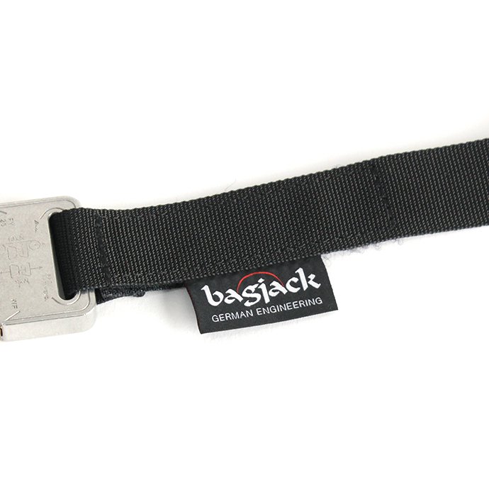 bagjack / Belt 25mm - Black Polished Cobra バッグジャック ベルト 