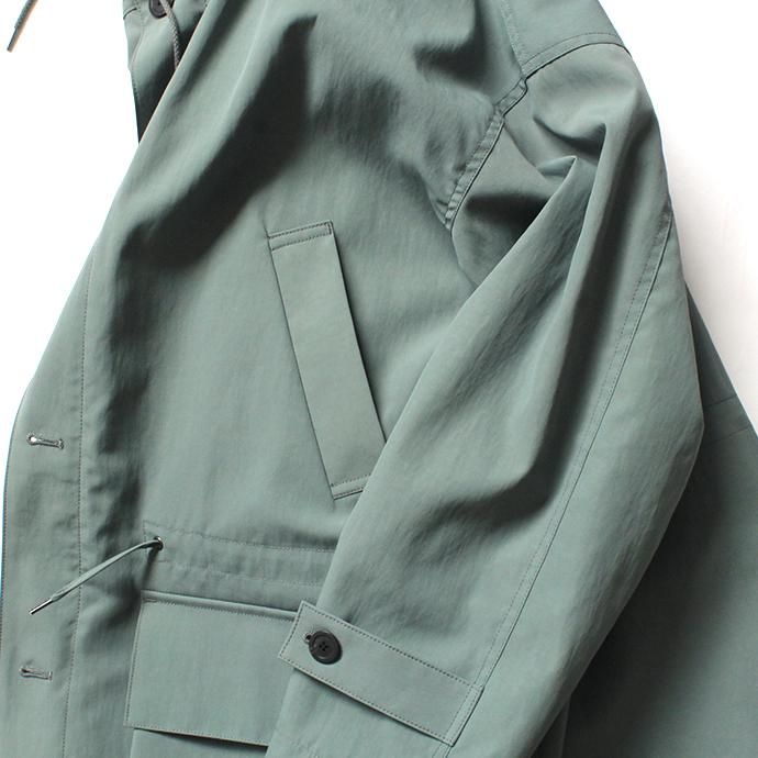 154353555 STILL BY HAND / CO03203 ナイロンフーデッドコート - Khaki<img class='new_mark_img2' src='https://img.shop-pro.jp/img/new/icons20.gif' style='border:none;display:inline;margin:0px;padding:0px;width:auto;' /> 02