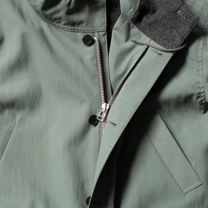 154353555 STILL BY HAND / CO03203 ナイロンフーデッドコート - Khaki<img class='new_mark_img2' src='https://img.shop-pro.jp/img/new/icons20.gif' style='border:none;display:inline;margin:0px;padding:0px;width:auto;' /> 02
