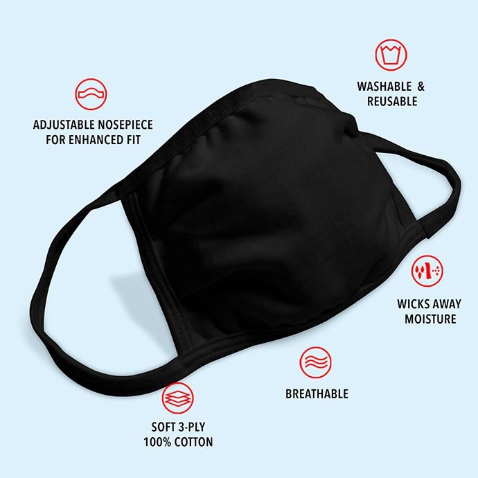 154490633 Hanes / Wicking Cotton Mask - Black ヘインズ マスク 日本未発売 ブラック<img class='new_mark_img2' src='https://img.shop-pro.jp/img/new/icons47.gif' style='border:none;display:inline;margin:0px;padding:0px;width:auto;' /> 02