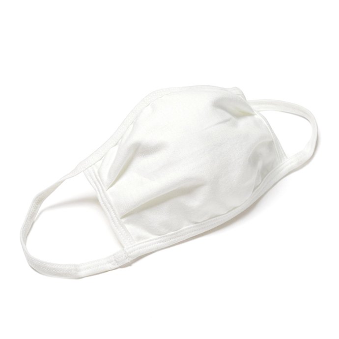 154490700 Hanes / Wicking Cotton Mask - White ヘインズ マスク 日本未発売 ホワイト 01