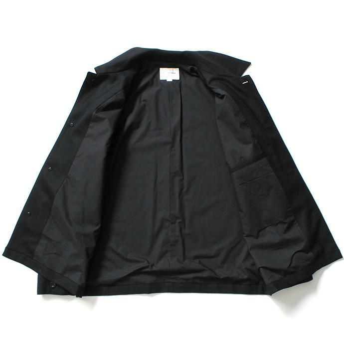 154686913 STILL BY HAND / BL02204 ウール カバーオールジャケット - Black 02