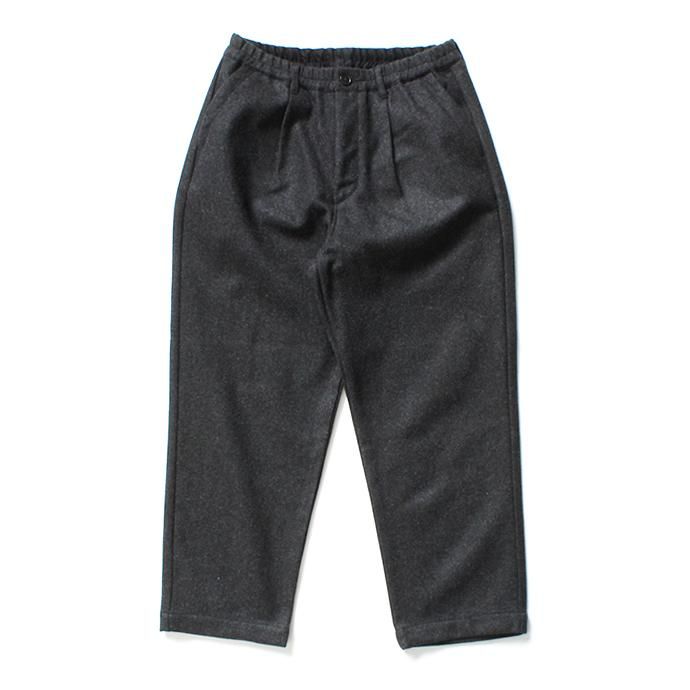 155237881 STILL BY HAND / PT05204 ウールメルトンパンツ - Charcoal 01