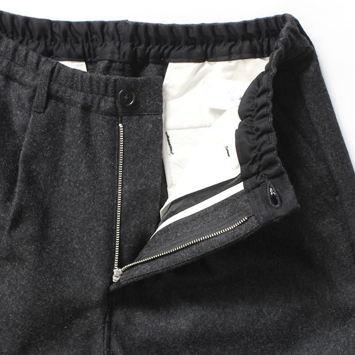 155237881 STILL BY HAND / PT05204 ウールメルトンパンツ - Charcoal 02