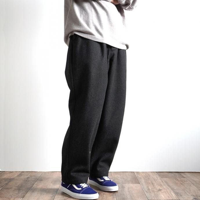 155237881 STILL BY HAND / PT05204 ウールメルトンパンツ - Charcoal 02