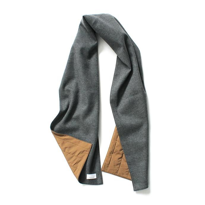 155268380 STILL BY HAND / ウールジャージー/シンサレートキルティングマフラー GD01204 - Charcoal<img class='new_mark_img2' src='https://img.shop-pro.jp/img/new/icons20.gif' style='border:none;display:inline;margin:0px;padding:0px;width:auto;' /> 02