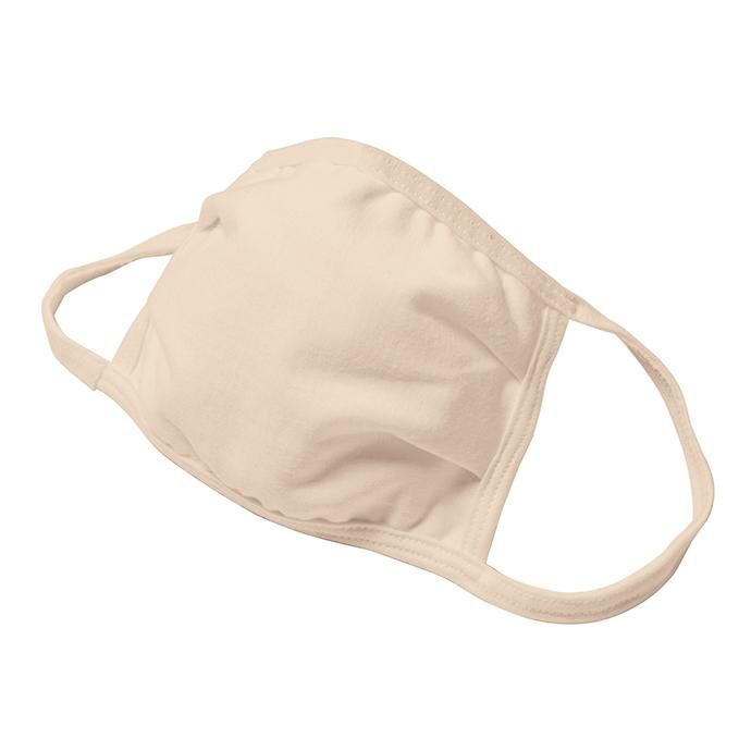 155360110 Hanes / Wicking Cotton Mask - Body Beige ヘインズ マスク 日本未発売 ベージュ 01