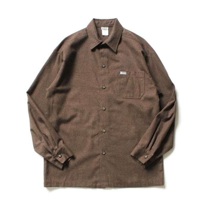 155495804 CalTop / 2000 フランネル L/Sシャツ - NS-017 無地ブラウン<img class='new_mark_img2' src='https://img.shop-pro.jp/img/new/icons47.gif' style='border:none;display:inline;margin:0px;padding:0px;width:auto;' /> 01