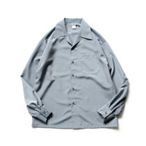 CalTop / 3003 Open Collar L/S Shirts - Grey オープンカラー長袖シャツ グレー