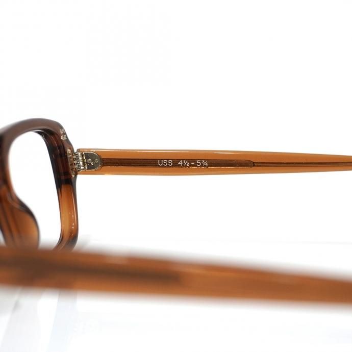 156235042 USS デッドストック ミリタリーアイウェアフレーム ブラウン Military Eyewear Frame - Brown 02