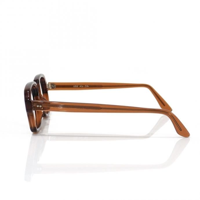 156235042 USS デッドストック ミリタリーアイウェアフレーム ブラウン Military Eyewear Frame - Brown 02