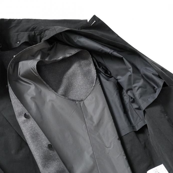 156297340 STILL BY HAND / CO03204 ステンカラーコート - Black 02