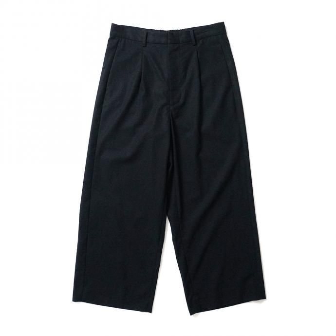 156948324 THEE(シー)/ straight easy slacks ストレートイージースラックス HT-PT-02 Navy 01