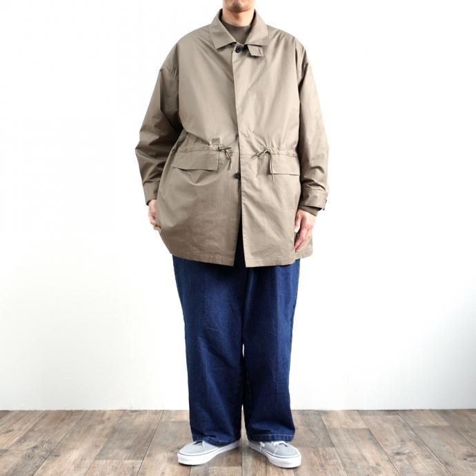 157113207 STILL BY HAND / CO01211 ベンタイル ステンカラーコート - Khaki 02