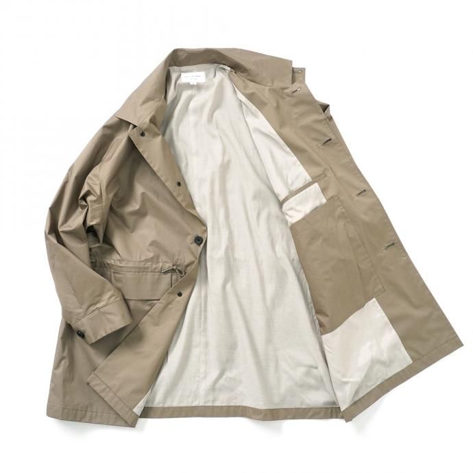 157113207 STILL BY HAND / CO01211 ベンタイル ステンカラーコート - Khaki 02