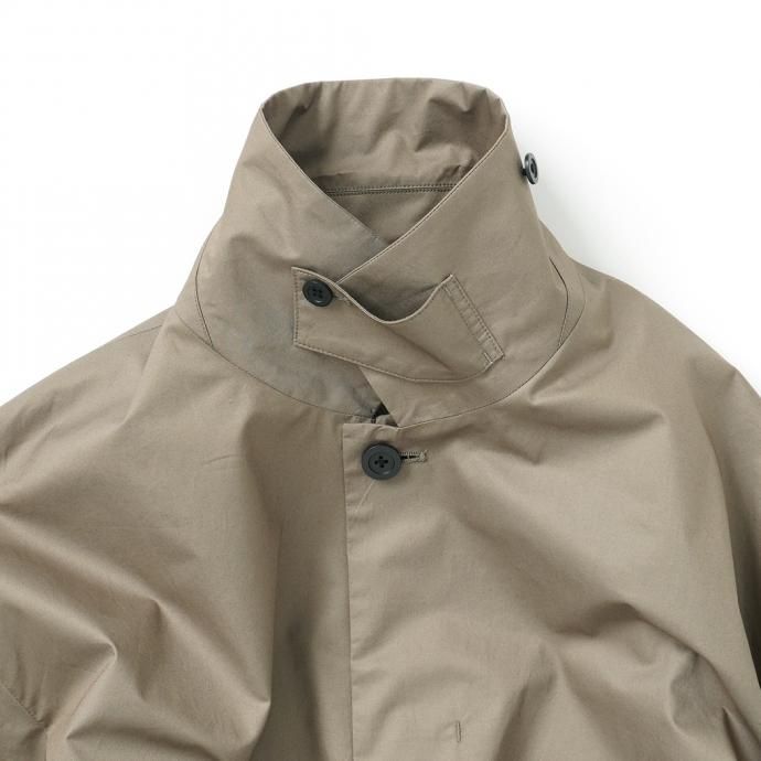 157113207 STILL BY HAND / CO01211 ベンタイル ステンカラーコート - Khaki 02