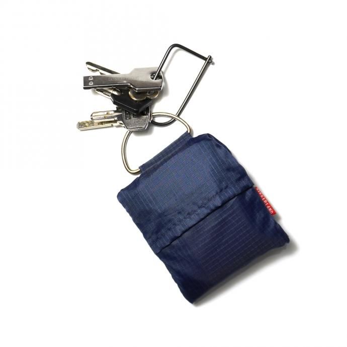 157123563 KIKKERLAND / Key Ring Shopping Bag - Blue キーリング ショッピングバッグ ネイビー エコバッグ<img class='new_mark_img2' src='https://img.shop-pro.jp/img/new/icons47.gif' style='border:none;display:inline;margin:0px;padding:0px;width:auto;' /> 02