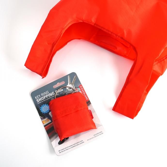 157123589 KIKKERLAND / Key Ring Shopping Bag - Red キーリング ショッピングバッグ レッド エコバッグ<img class='new_mark_img2' src='https://img.shop-pro.jp/img/new/icons47.gif' style='border:none;display:inline;margin:0px;padding:0px;width:auto;' /> 02