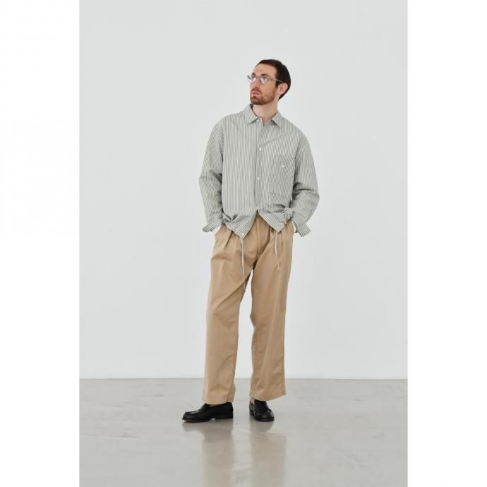 157290364 STILL BY HAND / PT01211 コットンギャバジンパンツ - Beige 02