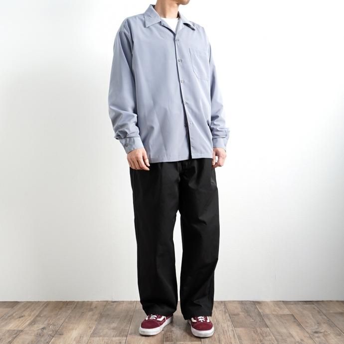 157290410 STILL BY HAND / PT01211 コットンギャバジンパンツ - Black 02
