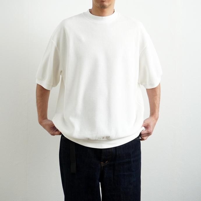 157405627 blurhms ROOTSTOCK / Rough & Smooth Thermal Pullover S/S - Off ROOTS2102 02