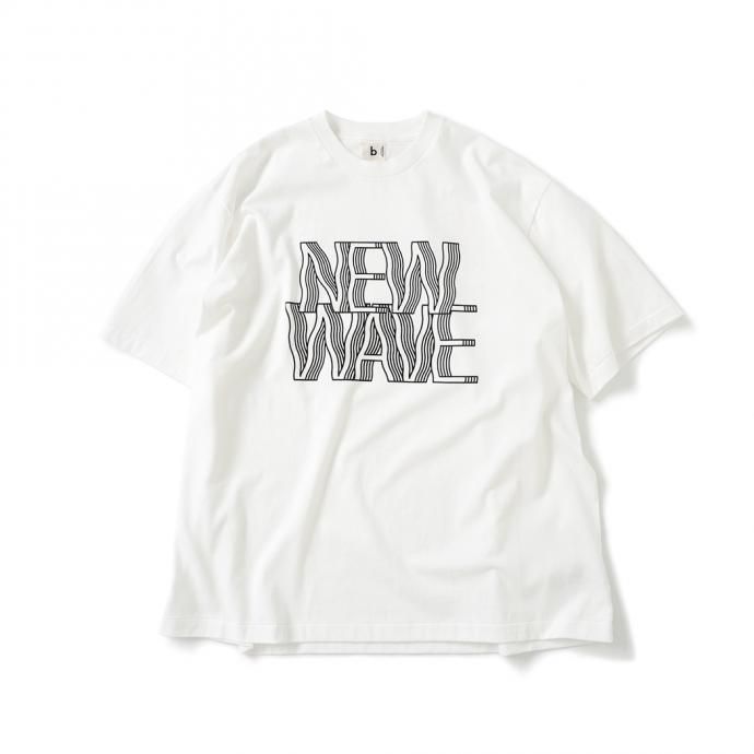 157870226 blurhms ROOTSTOCK / NEW WAVE Tee BIG ROOTS2119S21-C - White ニューウェイヴTシャツ ホワイト 01
