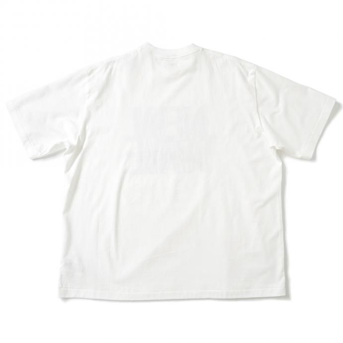 157870226 blurhms ROOTSTOCK / NEW WAVE Tee BIG ROOTS2119S21-C - White ニューウェイヴTシャツ ホワイト 02