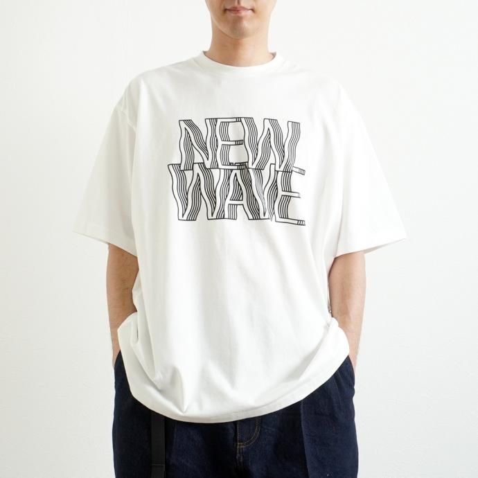 157870226 blurhms ROOTSTOCK / NEW WAVE Tee BIG ROOTS2119S21-C - White ニューウェイヴTシャツ ホワイト 02