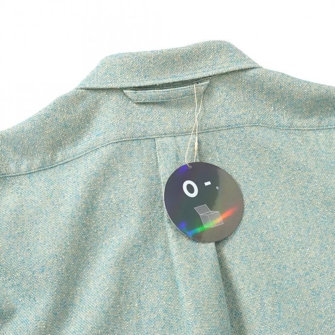 158345195 O-(オー)/ C/S B.D. SHIRT コットンシルクボタンダウンシャツ 21S-05 Heather Blue 02