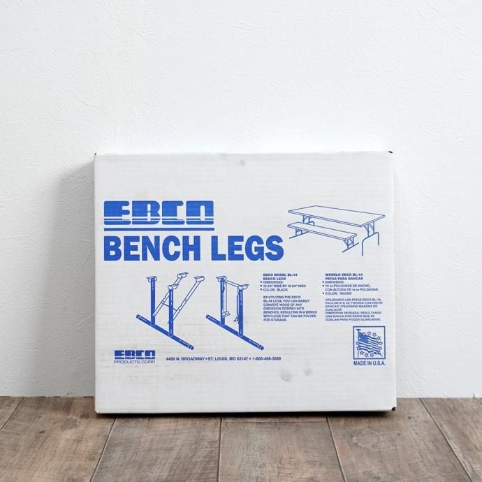 158644375 EBCO / Bench Legs ベンチレッグス シルバー BLS-14 Silver 02