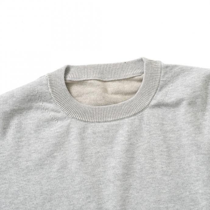 158730865 crepuscule / 2101-007 S/S KNIT - Gray 半袖ニット グレー 02