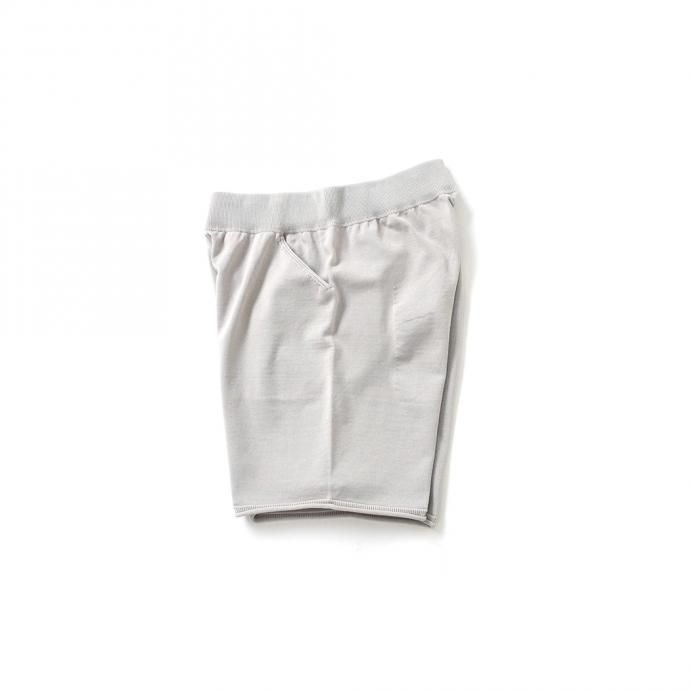 158731100 crepuscule / 2101-011 SHORT PANTS - L.Gray ニットショーツ ライトグレー 02