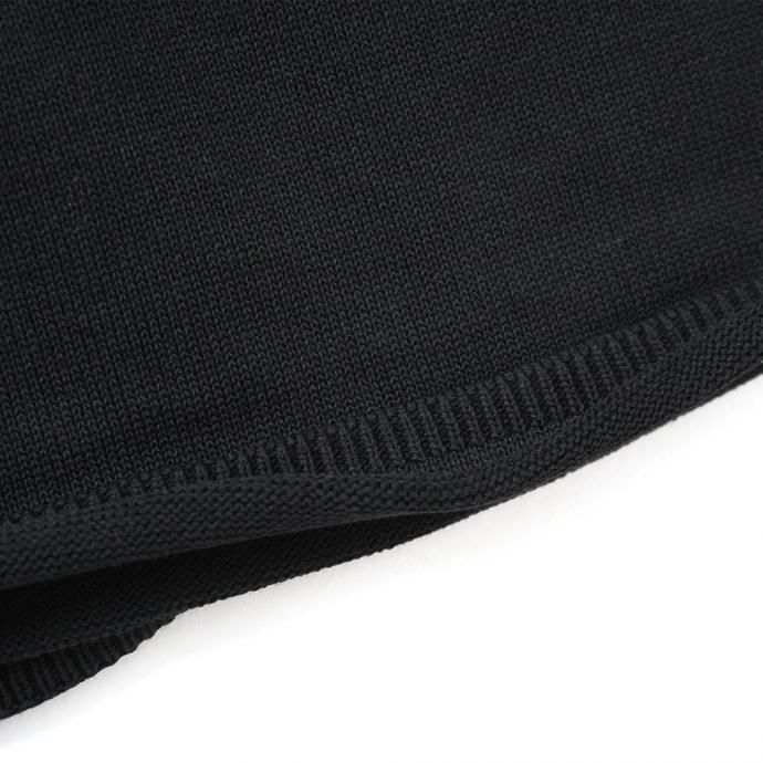 158731116 crepuscule / 2101-011 SHORT PANTS - Black ニットショーツ ブラック 02
