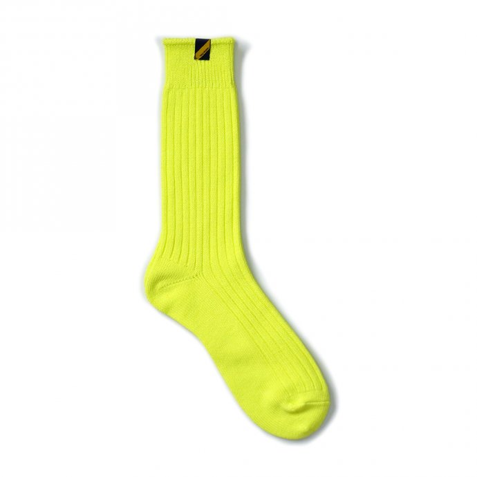 158784798 Trad Marks / Old Rib Socks lite ɥ֥å饤 - Neon Yellow ͥ󥤥 01