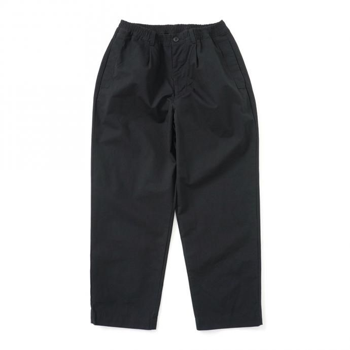158793515 STILL BY HAND / PT04212 シルク混 ワンタックイージーパンツ - Black 01