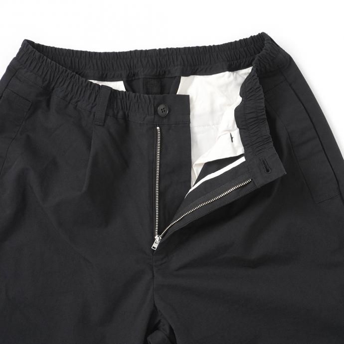 158793515 STILL BY HAND / PT04212 シルク混 ワンタックイージーパンツ - Black 02
