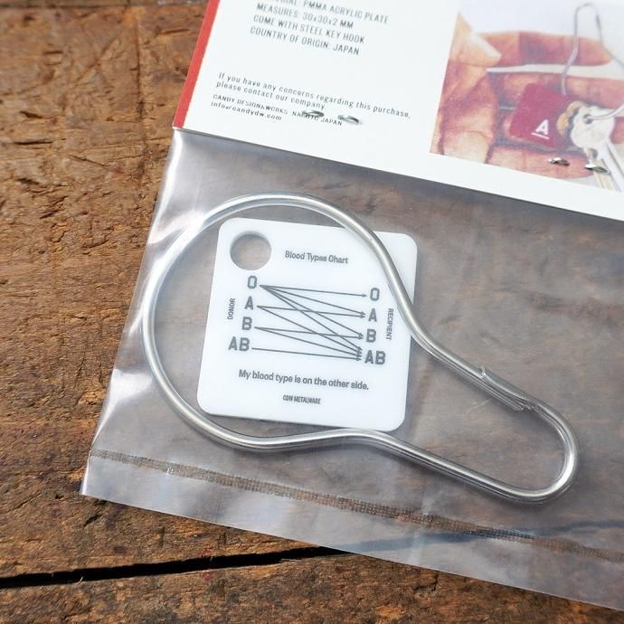 159252819 CANDY DESIGN & WORKS / Blood Type Key Plate II CK-22 ブラッドタイプキープレートII - A<img class='new_mark_img2' src='https://img.shop-pro.jp/img/new/icons47.gif' style='border:none;display:inline;margin:0px;padding:0px;width:auto;' /> 02