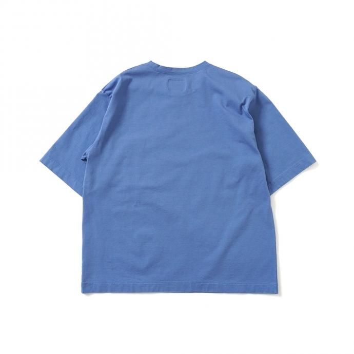159257103 STILL BY HAND / CS02212 グラスポケットTシャツ - Blue 02